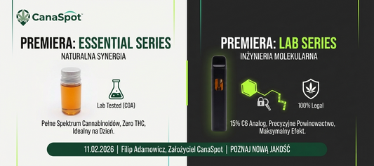 Premiera CanaSpot: Gdzie Inżynieria Molekularna Spotyka Naturę. Poznajcie Serie Essential i Lab.